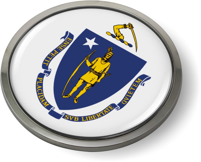 Massachusetts - State Flag Emblem